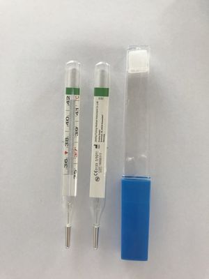 Θερμόμετρος στόματος χωρίς υδράργυρο από προσαρμοσμένο γυαλί υποστήριξης με πιστοποίηση CE